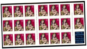 US  3244a  Florentine Madonna & Child 32c - Conv Booklet of 20 -MNH - 1111