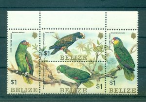 Belize - Sc# 739. 1984 Parrots. MNH Block. $12.50.