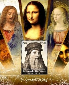 O) 2020 PERU,  LEONARDO DA VINCI, ANATOMIST PAINTER, PALEONTOLOGIST, BOTANIST, M