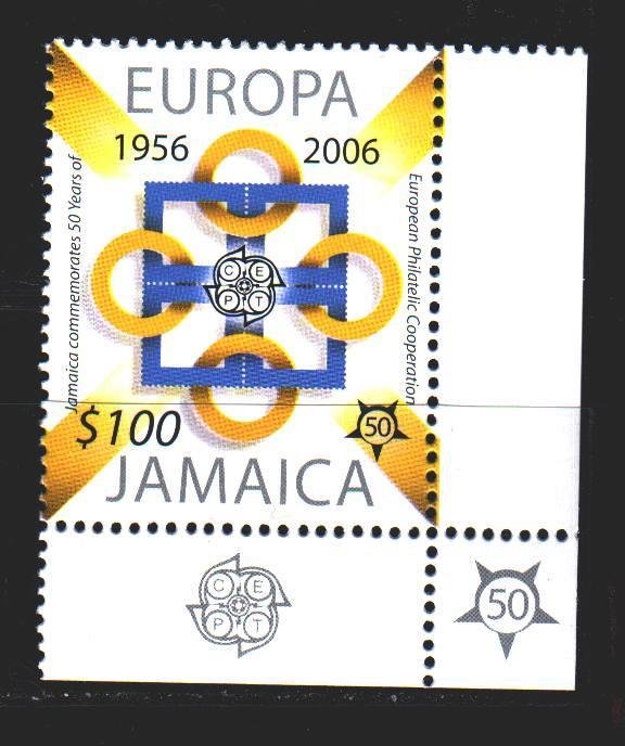 Jamaica. 2005. 1083 from the series. 50 years Europe sept. MNH.