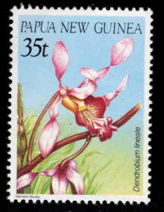 PNG Papua New Guinea Scott 652 MNH** Orchid stamp