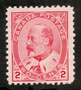 1903 Canada Sc #90 - 2¢ - KEVII - MNH f/vf - Est$190