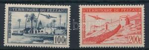 Fezzan stamp Airplane set 1951 Hinged Mi 56-57 WS234325