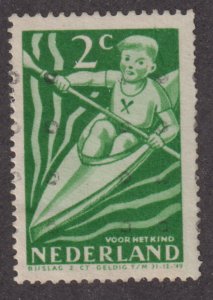 Netherlands B189 Boy in Kayak 1948