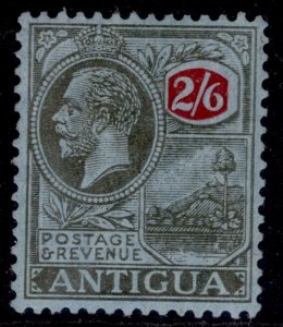 ANTIGUA GV SG78, 2s 6d black & red/blue, M MINT. Cat £50.