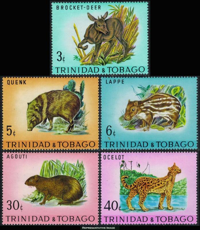 Trinidad and Tobago Scott 196-200 Mint never hinged.