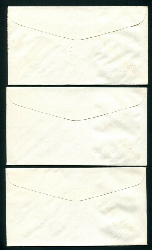 1978 Lot of 3 Different ArtCraft FDC's - See Pics for Covers Included