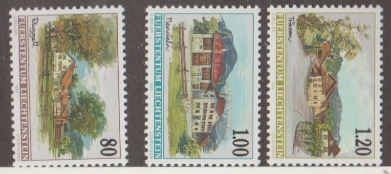 Liechtenstein Scott #1070-1071-1072 Stamps - Mint NH Set