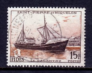 St. Pierre and Miquelon - Scott #350 - Used - Minor unevenness - SCV $3.50