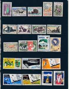 D395600 Senegal Nice selection of VFU Used stamps