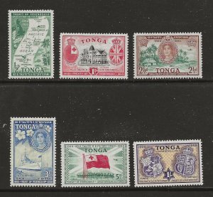 Tonga Scott catalog # 94-99 Mint NH