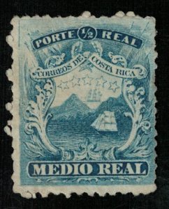 Costa Rica, 1863-1875, Coat of Arms, MNH **, 1/2 rial, SC #A1 (T-7055)