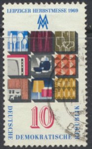 German Democratic Republic  SC# 1128   Used Leipzig Fair see details and scans 