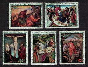 Congo Easter Religious Paintings 5v 1971 MNH SG#274-278