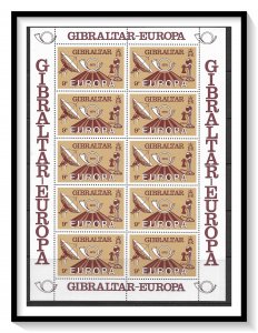 Gibraltar #383a Europa Mini-Sheet MNH