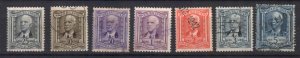 ITALY , c.1940s FISCAL REVENUE TAX 7 STAMPS