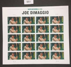 MOMEN: US STAMPS # 4697a IMPERF PANE SHEET FOREVER $50 LOT #E 951