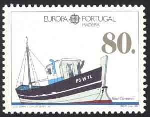 Portugal Madeira Sc# 122 MNH 1988 80e Transportation