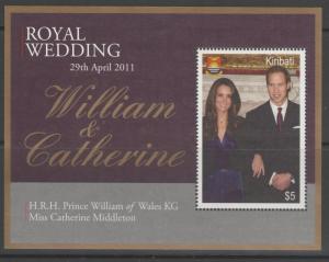 KIRIBATI SGMS871 2011 ROYAL WEDDING MNH