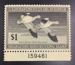 US STAMPS #RW14 DUCK MINT OG NH LOT #98044
