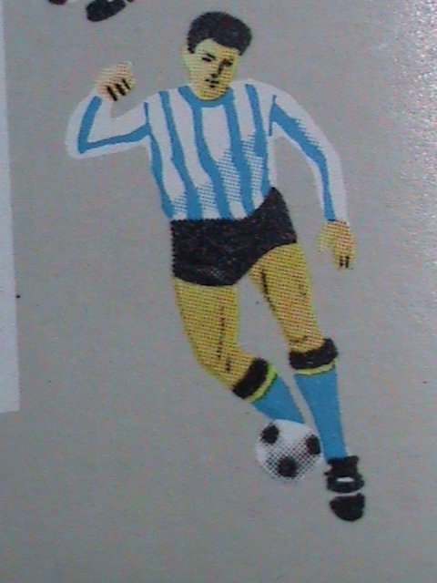 SHARJAH-1970 INTERNATIONAL EVENTS-WORLD CUP SOCCER IMPERF -MNH-S/S VERY FINE