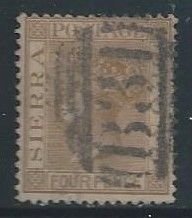 Sierra Leone #30 Used 4p Queen Victoria Wmk. 2