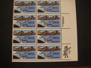 Scott C115, 44c Transpacific Airmail, PB20 #1111 UR, MNH Airmail Beauty