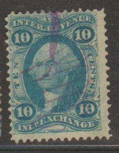 U.S. Scott #R36b-R36c Revenue Stamp - Used Set of 5 - IND