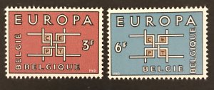 Belgium 1963 598-99 MNH, CV $1.60
