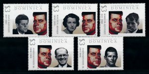 [78518] Dominica 2009 President John F. Kennedy and Family  MNH