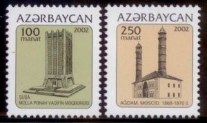 Azerbaijan 2002 SC# 731-2 MNH-OG E141