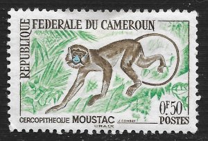 Cameroun #358 50c Mustache Monkey ~ MH