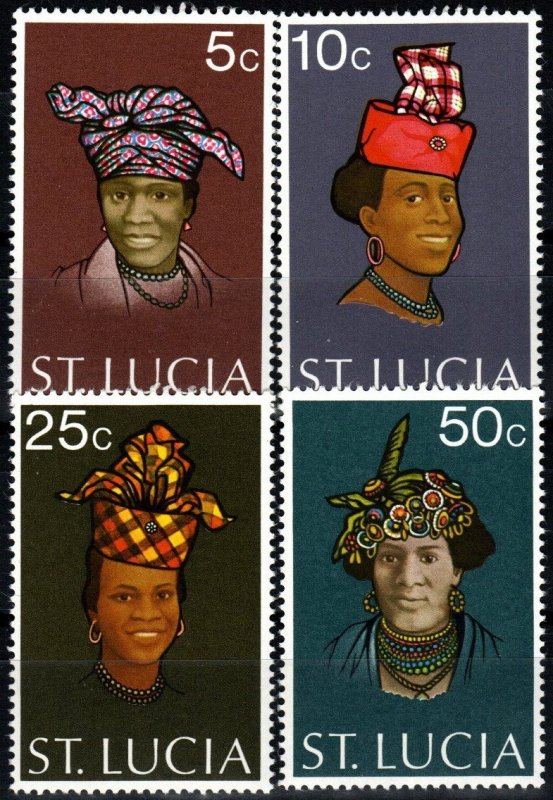 St Lucia #330-33  MNH