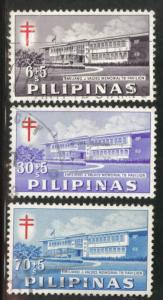 Philippines Scott B18-20 used semipostal set