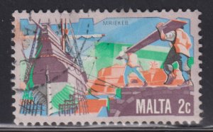 Malta 594 Ship Building 1981