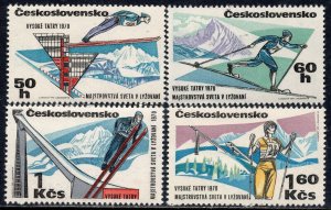 1916 - CZECHOSLOVAKIA 1970 - World Skiing Championships - High Tatras - MNH Set