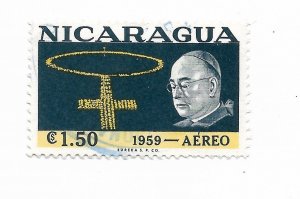 NICARAGUA 1959  VISIT OF CARDINAL SPELLMAN TO MANAGUA C434 MI 1229 USED