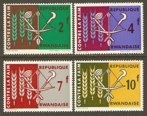 Rwanda #23-6 NH Freedom from Hunger