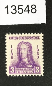 MOMEN: US STAMPS # 726 MINT OG NH LOT #13548