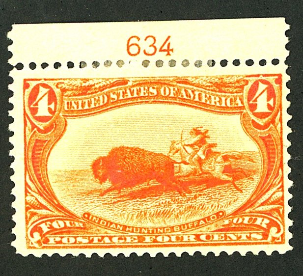 U.S. #287 MINT PL# SINGLE OG HR