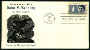 #1246 John F. Kennedy - Griffith Cachet!