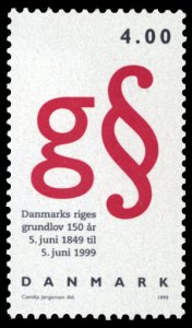 Denmark 1999 Scott #1155 Mint Never Hinged