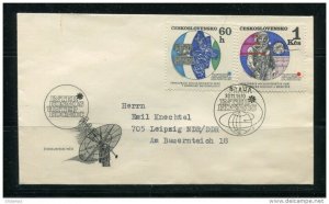 Czechoslovakia 1970 Cover  to Germany First day  Special Cancel Space Inter Kosm