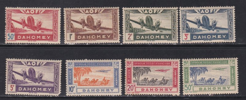 Dahomey# C6-13, Transport Plane & Caravan, NH, Faults 1/2 Cat.