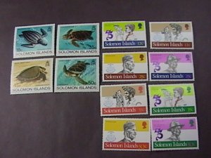 SOLOMON ISLANDS # 481-492 -MINT/NEVER HINGED-- 2 COMPLETE SETS-------1982-83