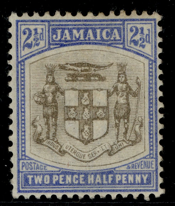 JAMAICA EDVII SG35a, 2½d grey & ultramarine, M MINT. Cat £65. SER.ET