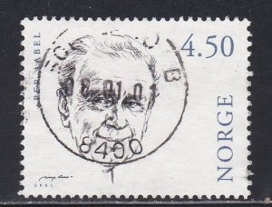 Norway # 1278, Per Aabel - Actor, Used