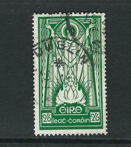 Ireland 96 SG 102 Holy Year 2/6 Green Used F/VF 1937 SCV $90.00