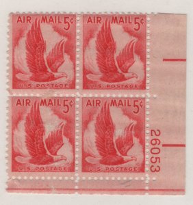 C50 5c Eagle 26053 LR Plate Block