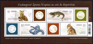 Canada 2006 - Endangered Species MNH Sheet    # 2173